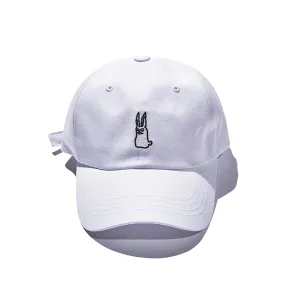 GR OPEN ZIPPER CAP WHITE