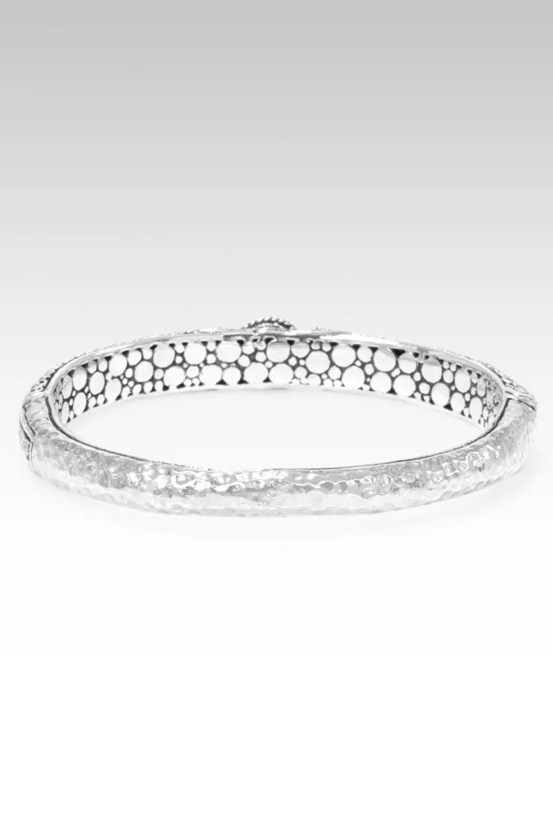 Grace Upon Grace Bangle™ in Red Moissanite