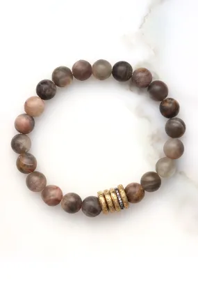 Grey Moonstone Sigma Bracelet