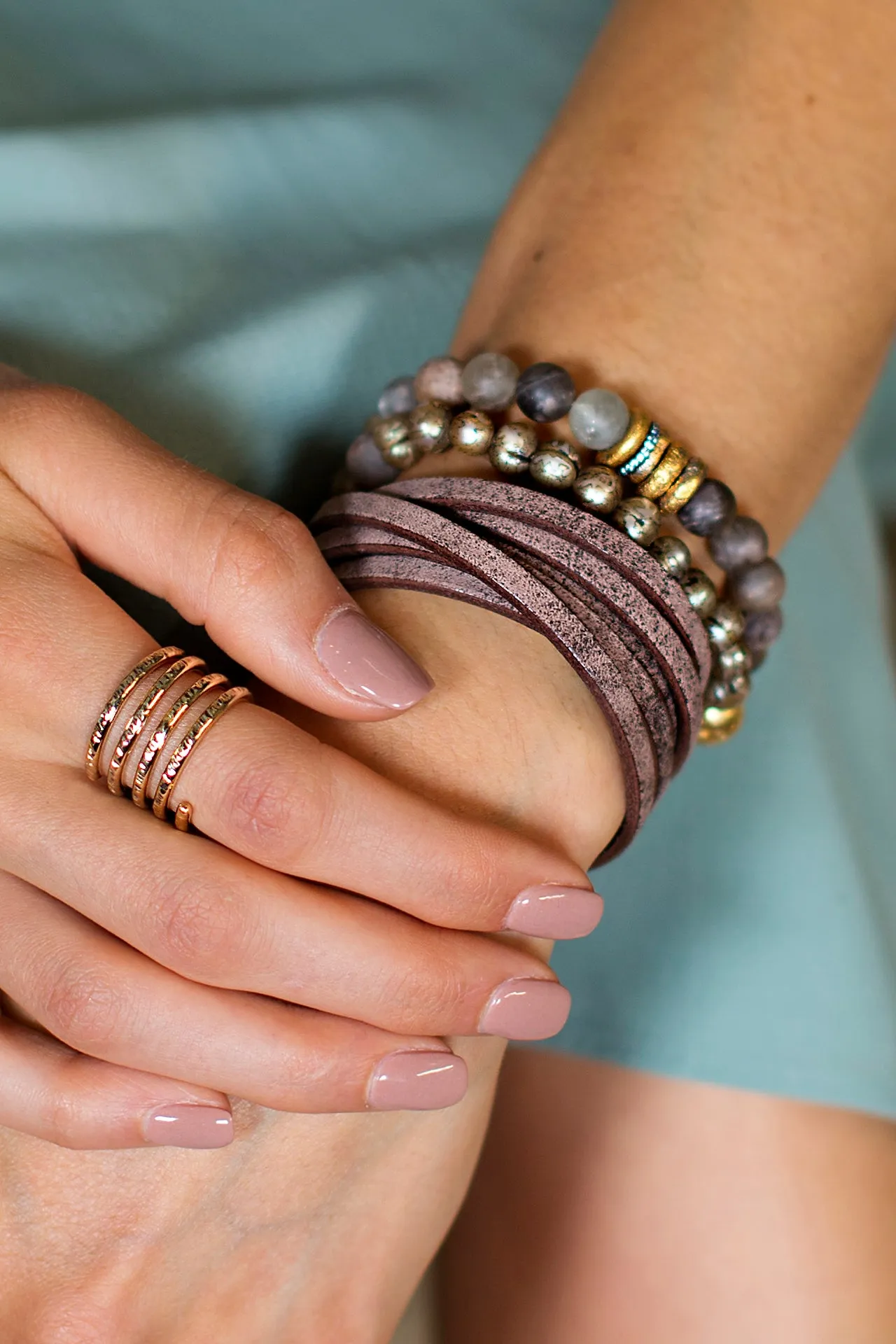 Grey Moonstone Sigma Bracelet