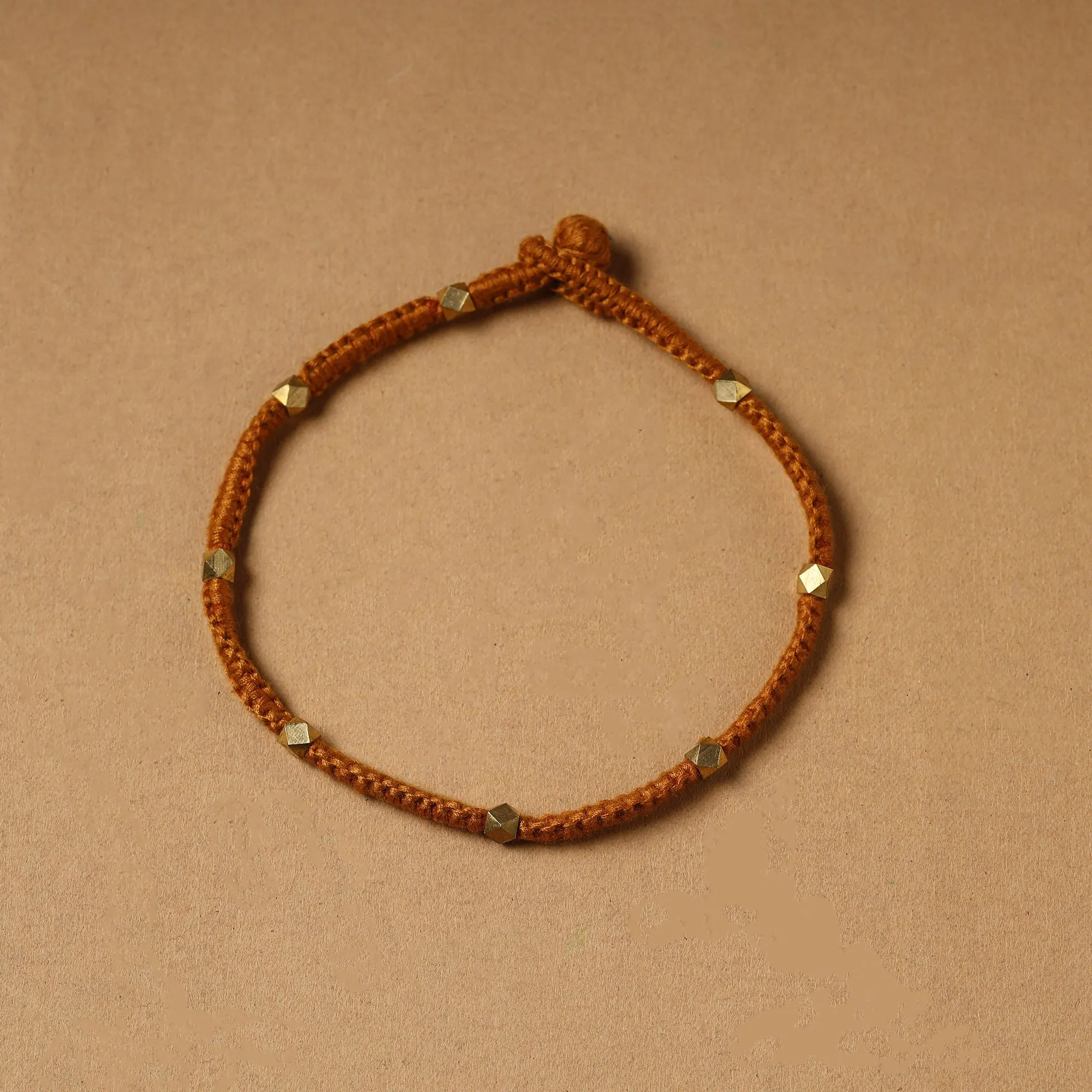 Handcrafted Patwa Thread & Beadwork Anklet 57