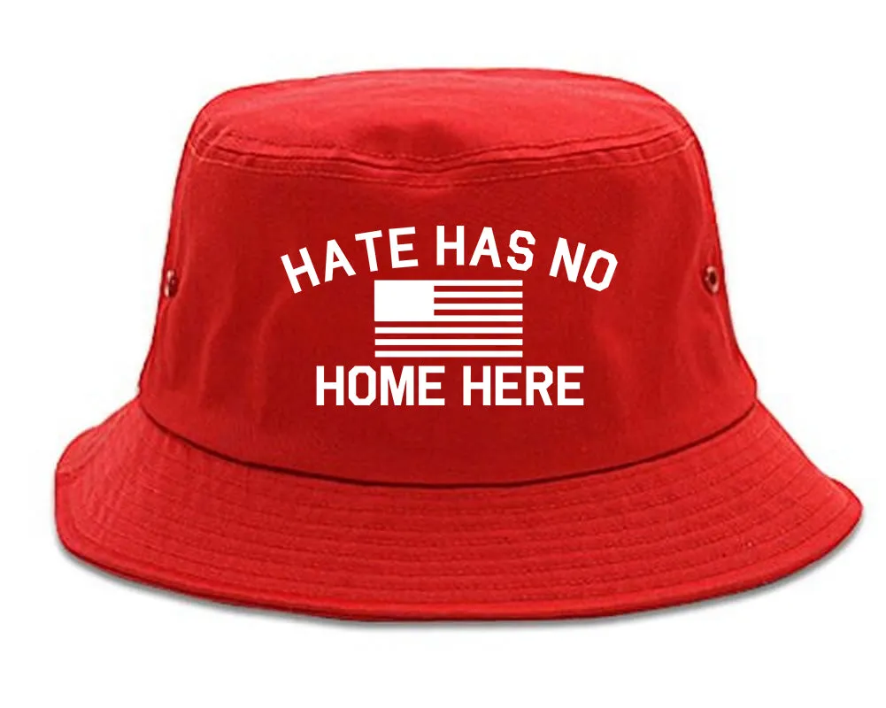 Hate Has No Home Here America Flag Mens Bucket Hat
