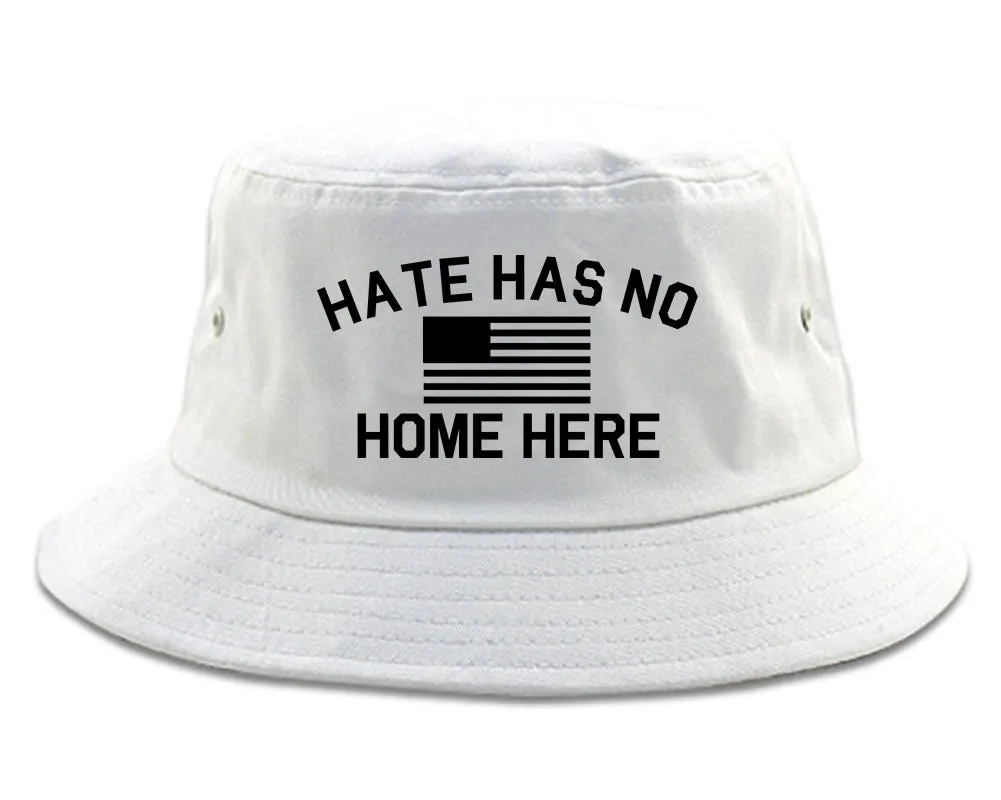 Hate Has No Home Here America Flag Mens Bucket Hat
