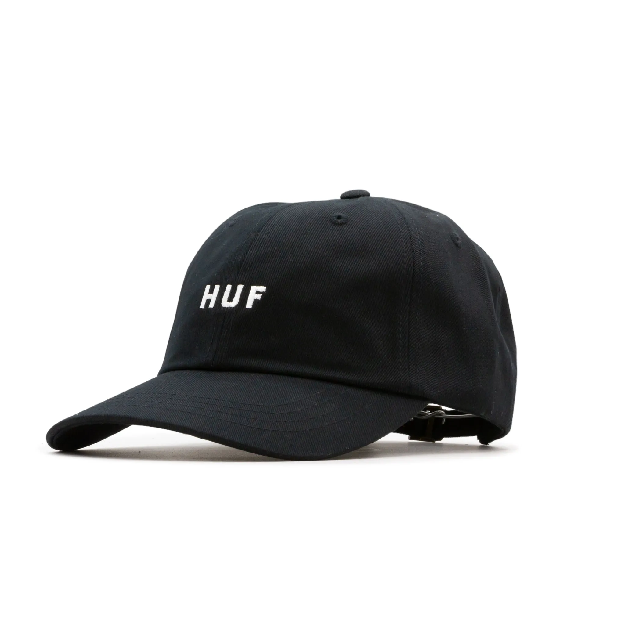 Huf OG Logo 6 Panel Cap - Black