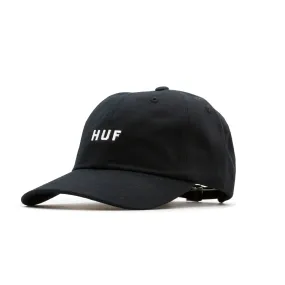 Huf OG Logo 6 Panel Cap - Black