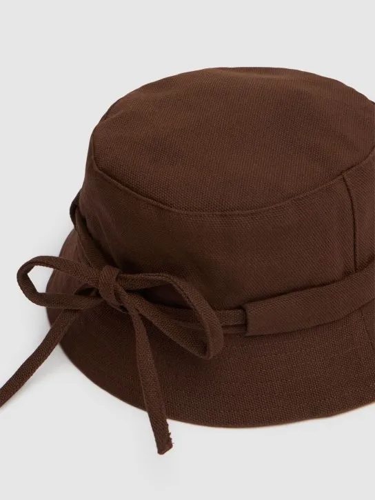 Jacquemus   Le Bob Gadjo cotton logo bucket hat 