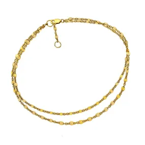 Jennifer Zeuner - Charlene Anklet Gold Vermeil
