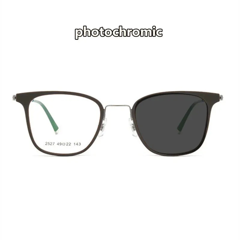 Kocolior Unisex Full Rim Square Alloy Tr 90 Hyperopic Reading Glasses 2527
