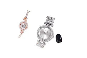 Korean Simple Temperamental Trendy Small Dial Diamond Student Fashion Women's Watch