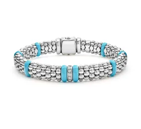 LAGOS Blue Caviar Single Station Diamond Caviar Bracelet