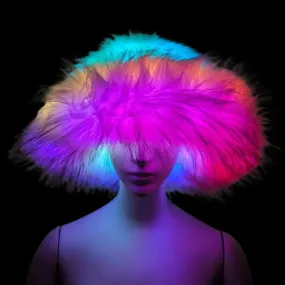 LED Furry Bucket Hat