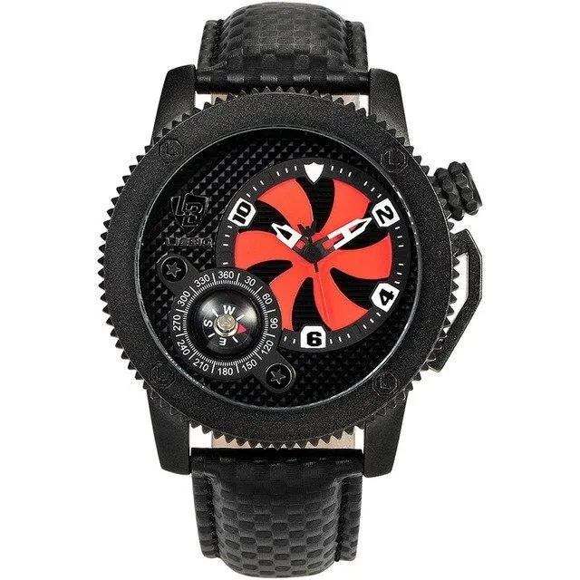 LIEBIG F302 Fashion Camouflage Quartz Watch for Men w/ Compass