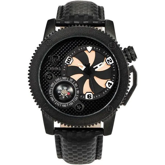 LIEBIG F302 Fashion Camouflage Quartz Watch for Men w/ Compass