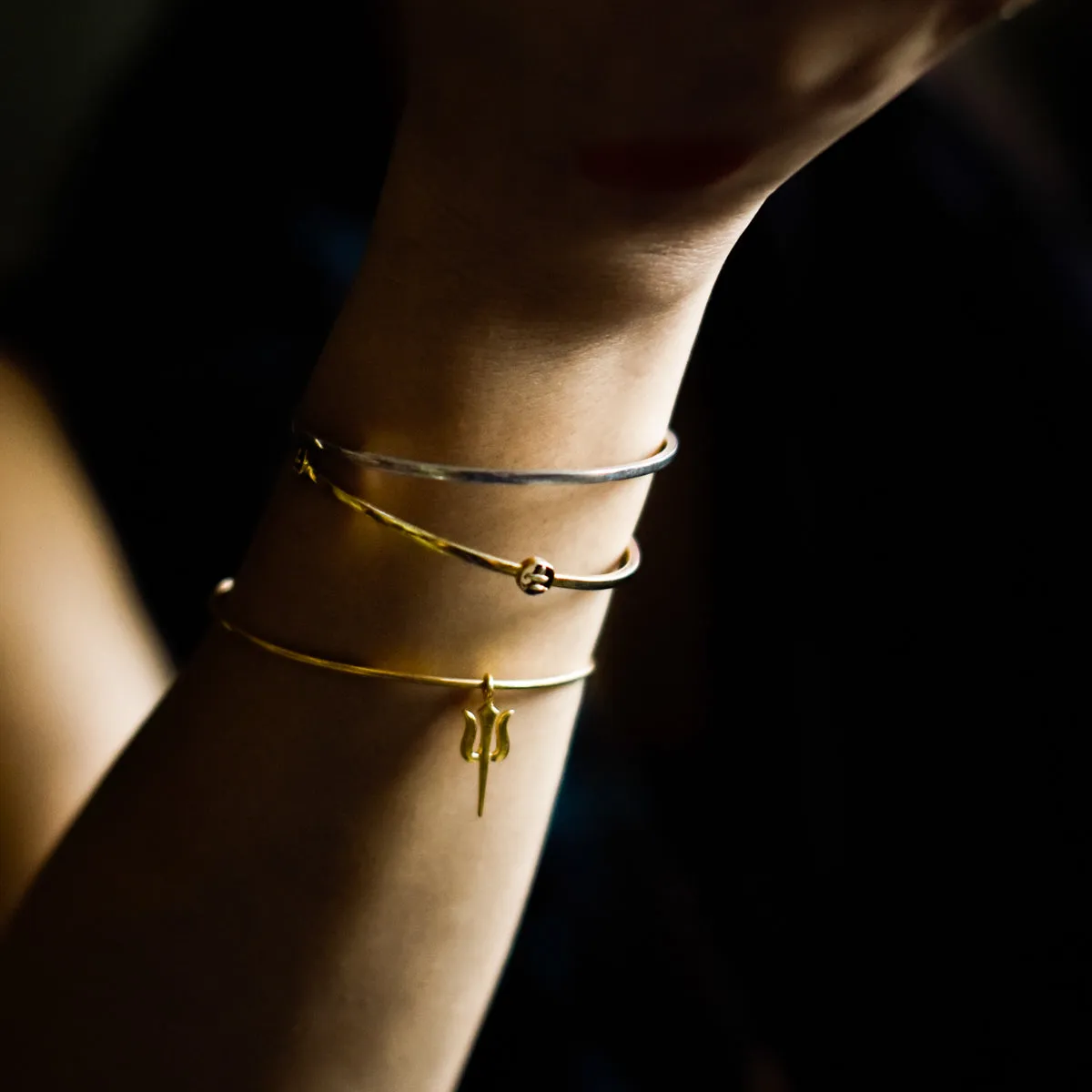 Lingam Bangle (Silver)