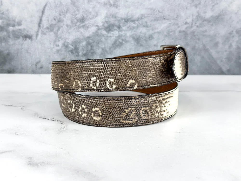Lizard Belt: Natural Ring