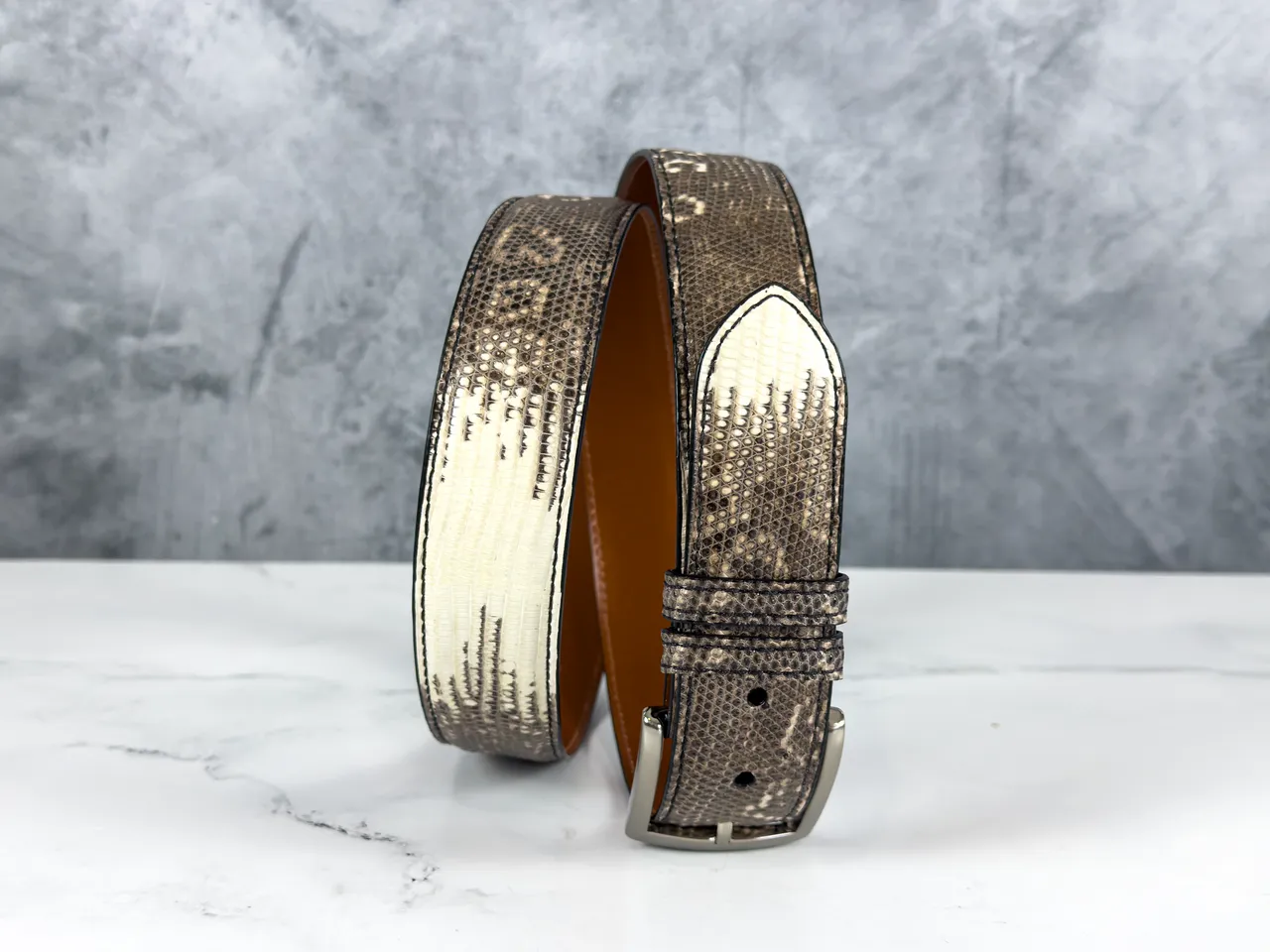 Lizard Belt: Natural Ring