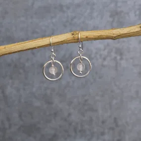 Love - Rose Quartz Earrings
