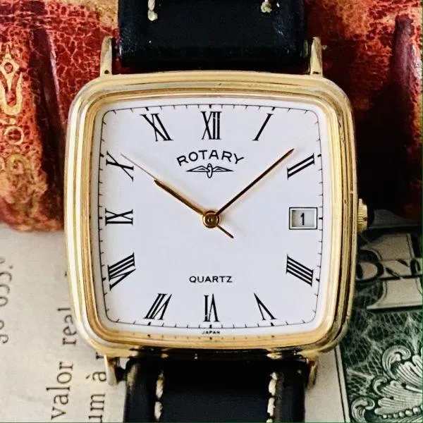 Luxury Watch Rotary 90s Mens Womens Analog Watches Switzerland UK
