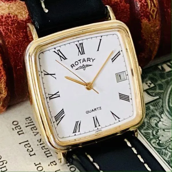 Luxury Watch Rotary 90s Mens Womens Analog Watches Switzerland UK