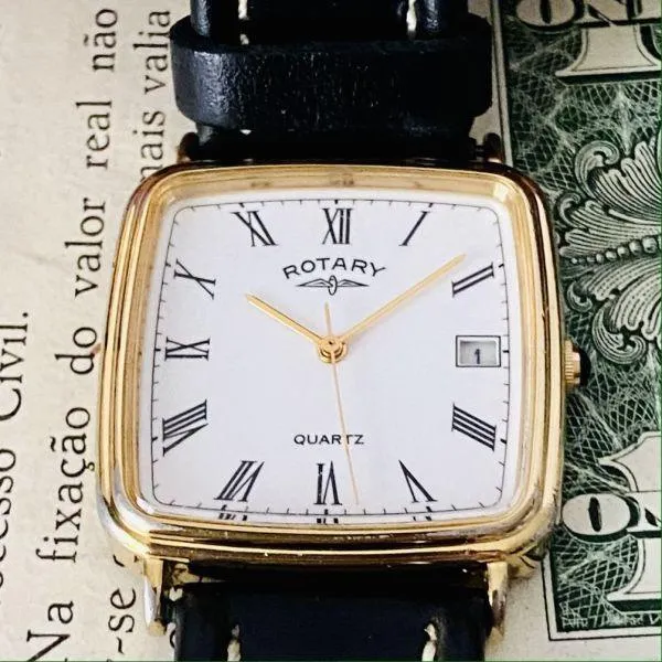Luxury Watch Rotary 90s Mens Womens Analog Watches Switzerland UK