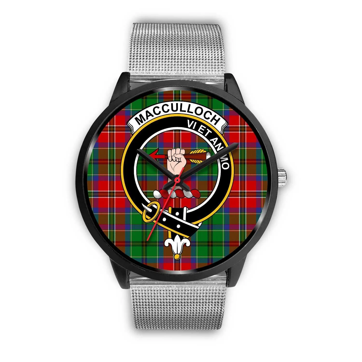 MacCulloch Clan Badge Tartan Black Watch