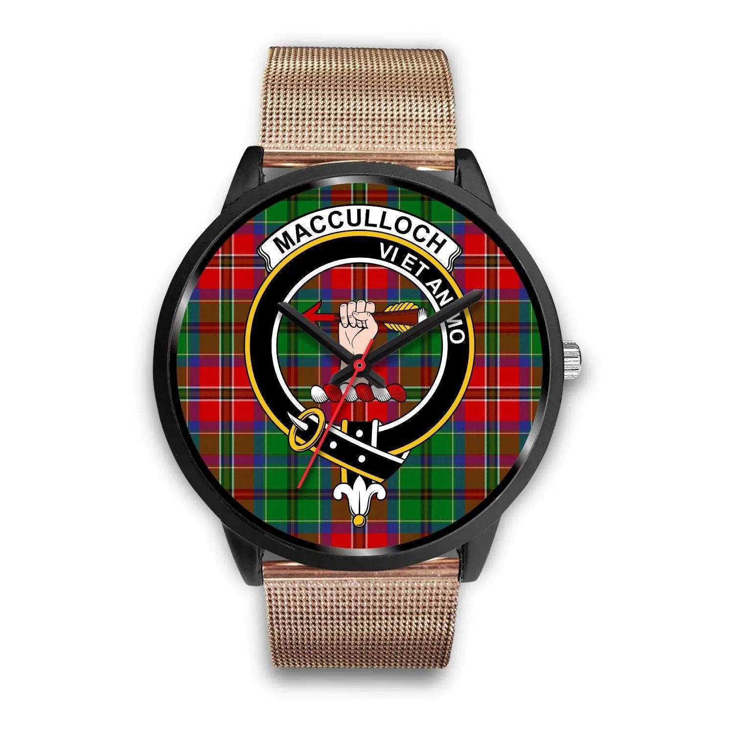 MacCulloch Clan Badge Tartan Black Watch