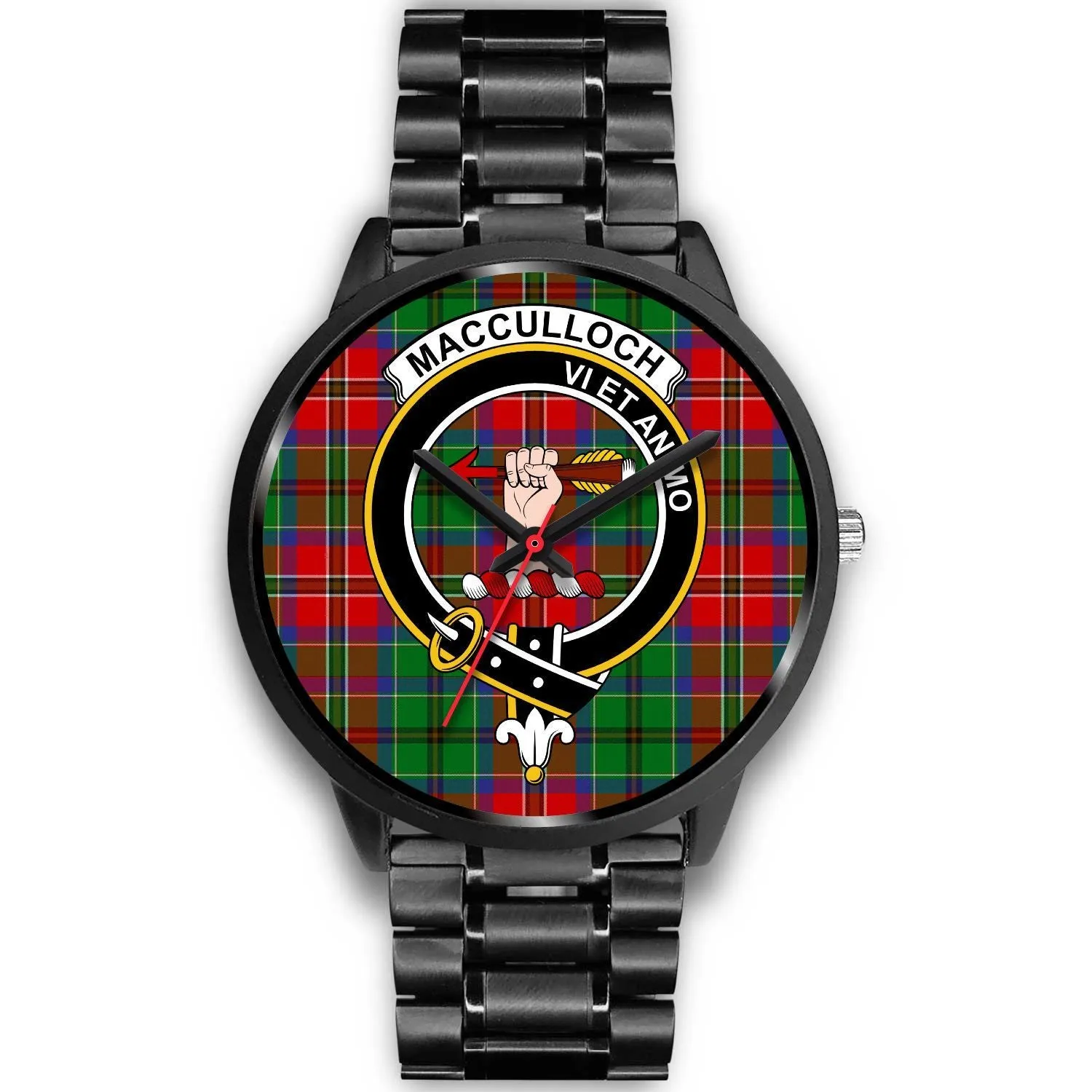 MacCulloch Clan Badge Tartan Black Watch