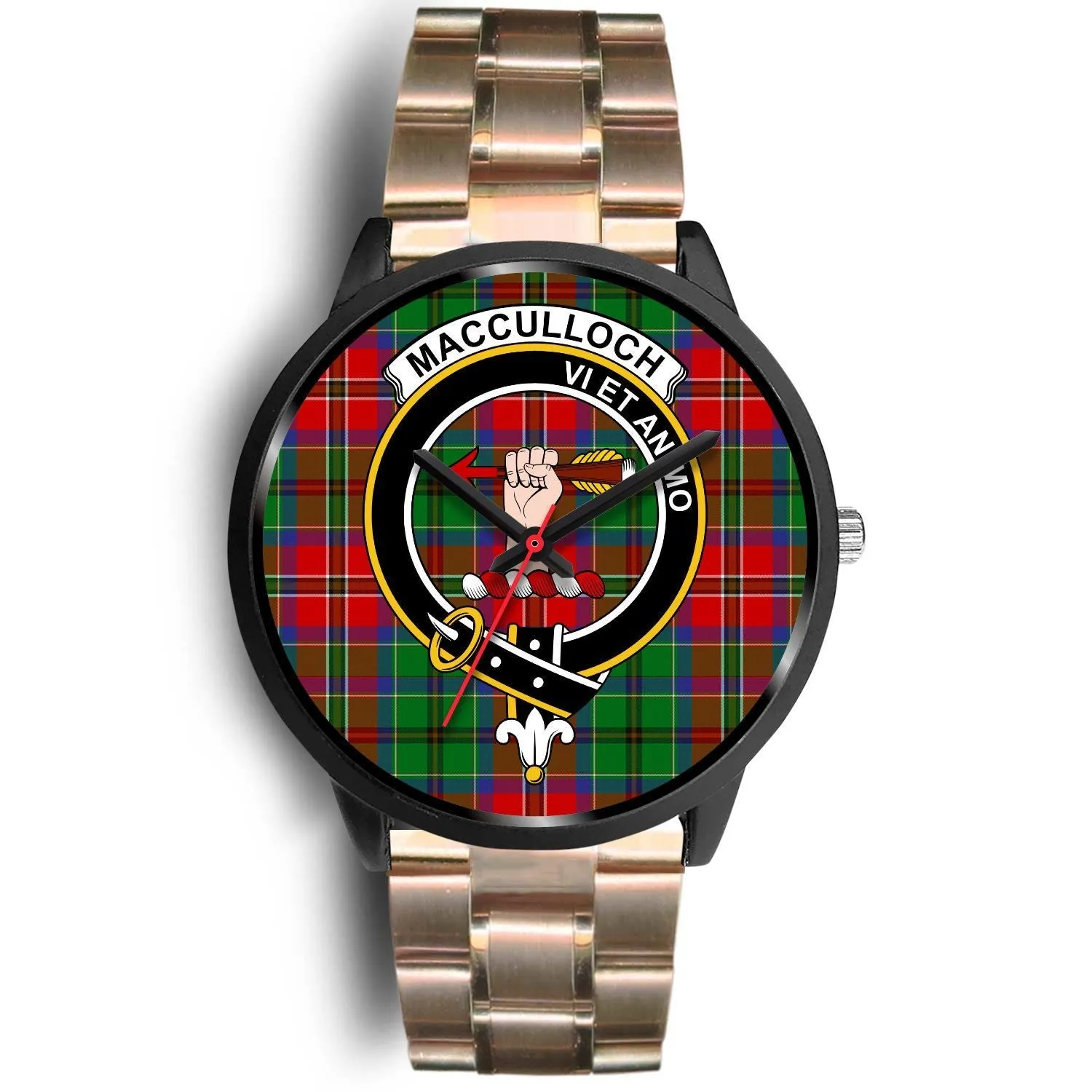 MacCulloch Clan Badge Tartan Black Watch