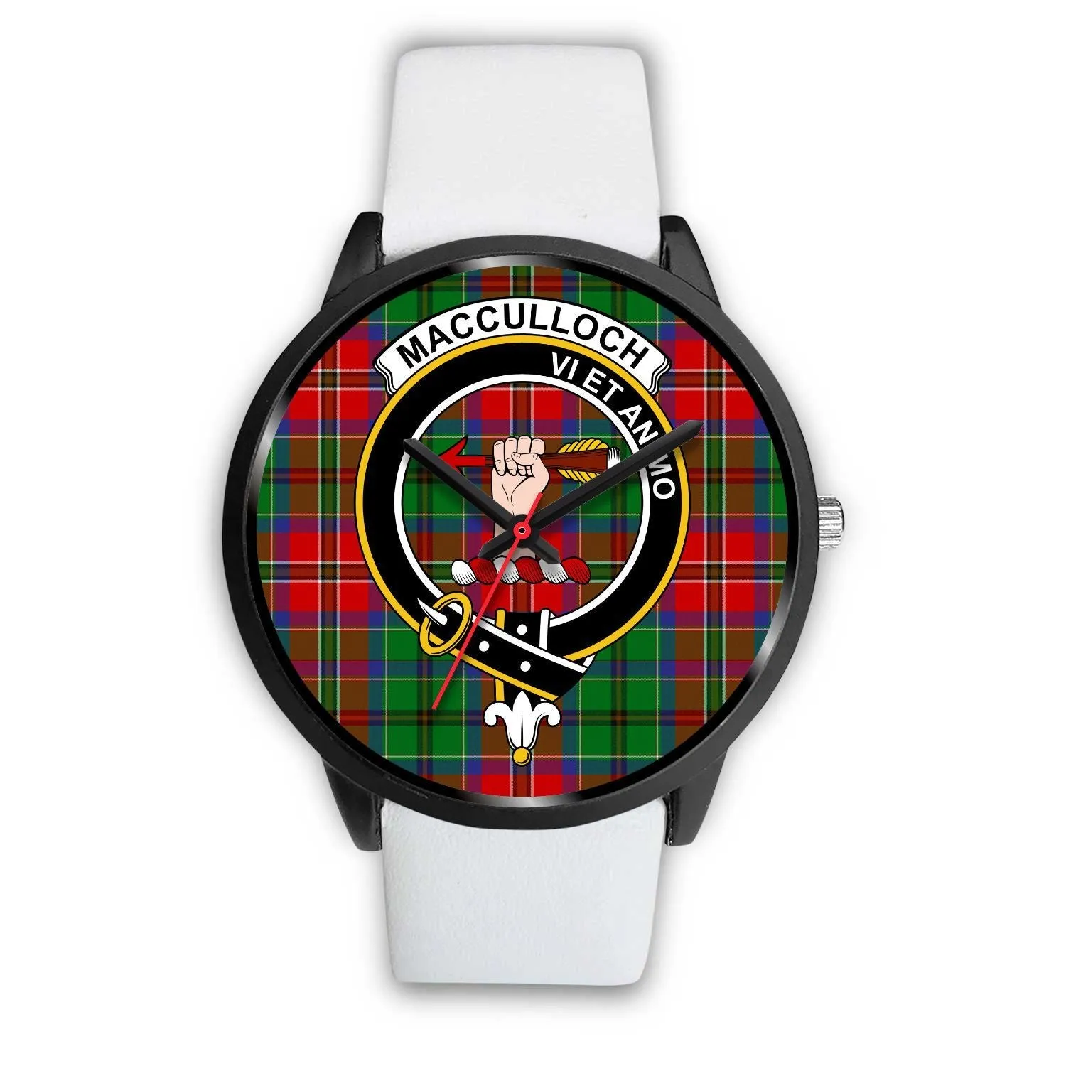 MacCulloch Clan Badge Tartan Black Watch