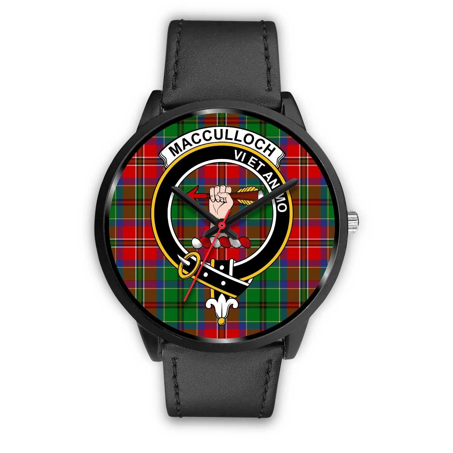 MacCulloch Clan Badge Tartan Black Watch