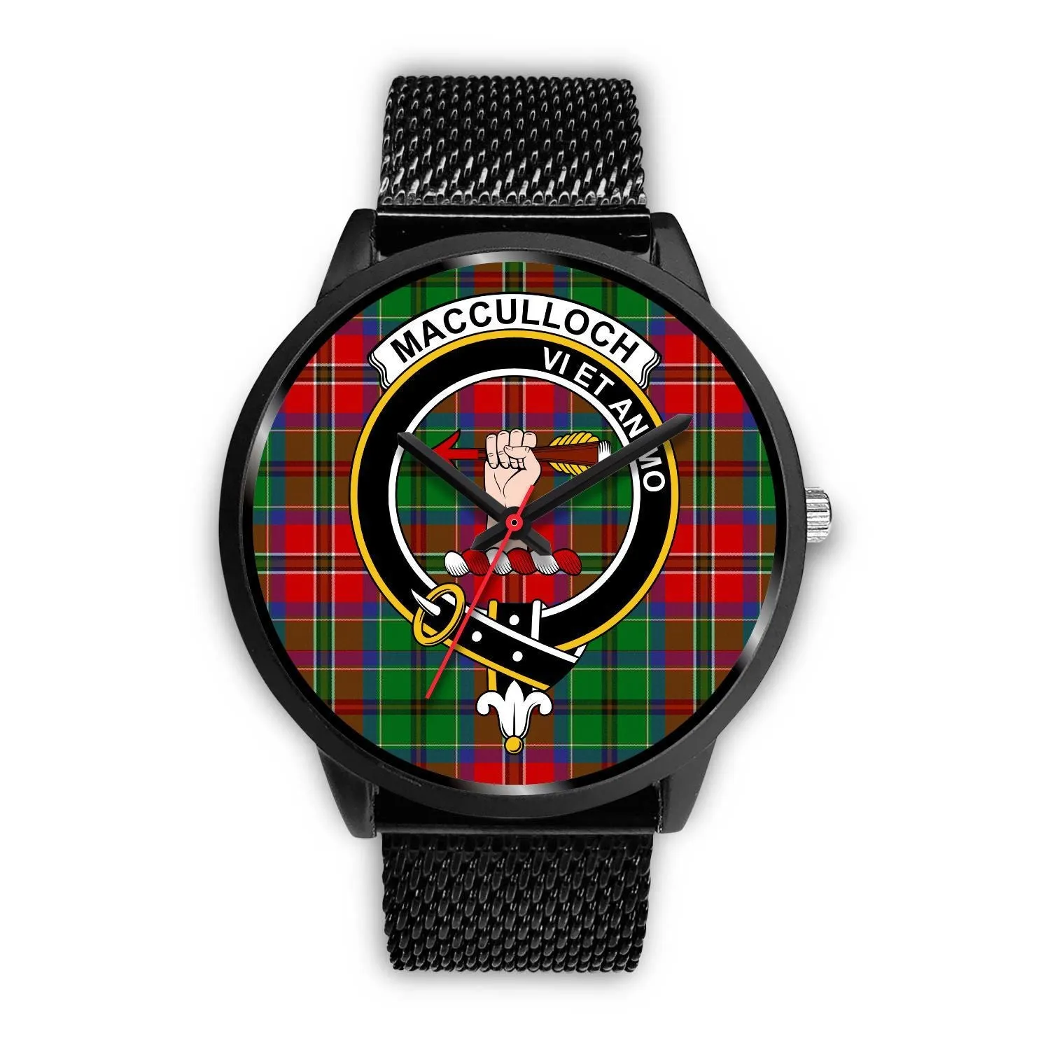 MacCulloch Clan Badge Tartan Black Watch