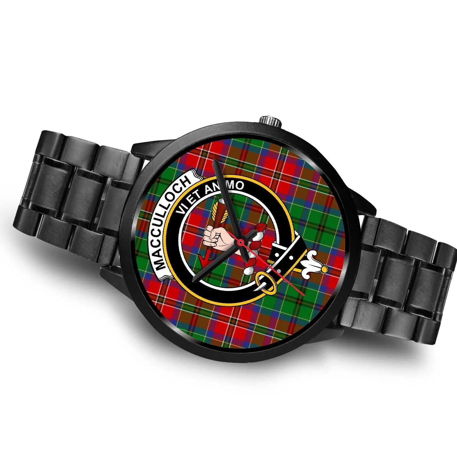 MacCulloch Clan Badge Tartan Black Watch