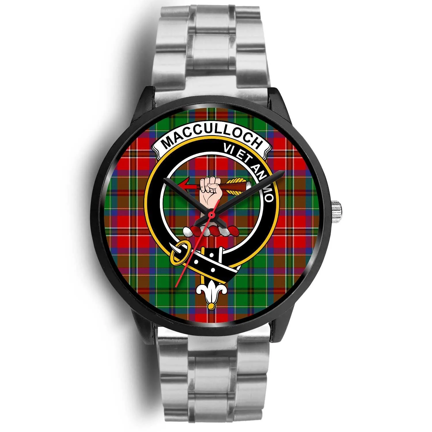 MacCulloch Clan Badge Tartan Black Watch