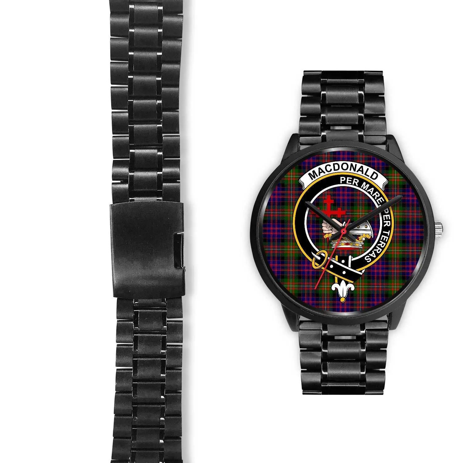 MacDonald Clan Badge Tartan Black Watch