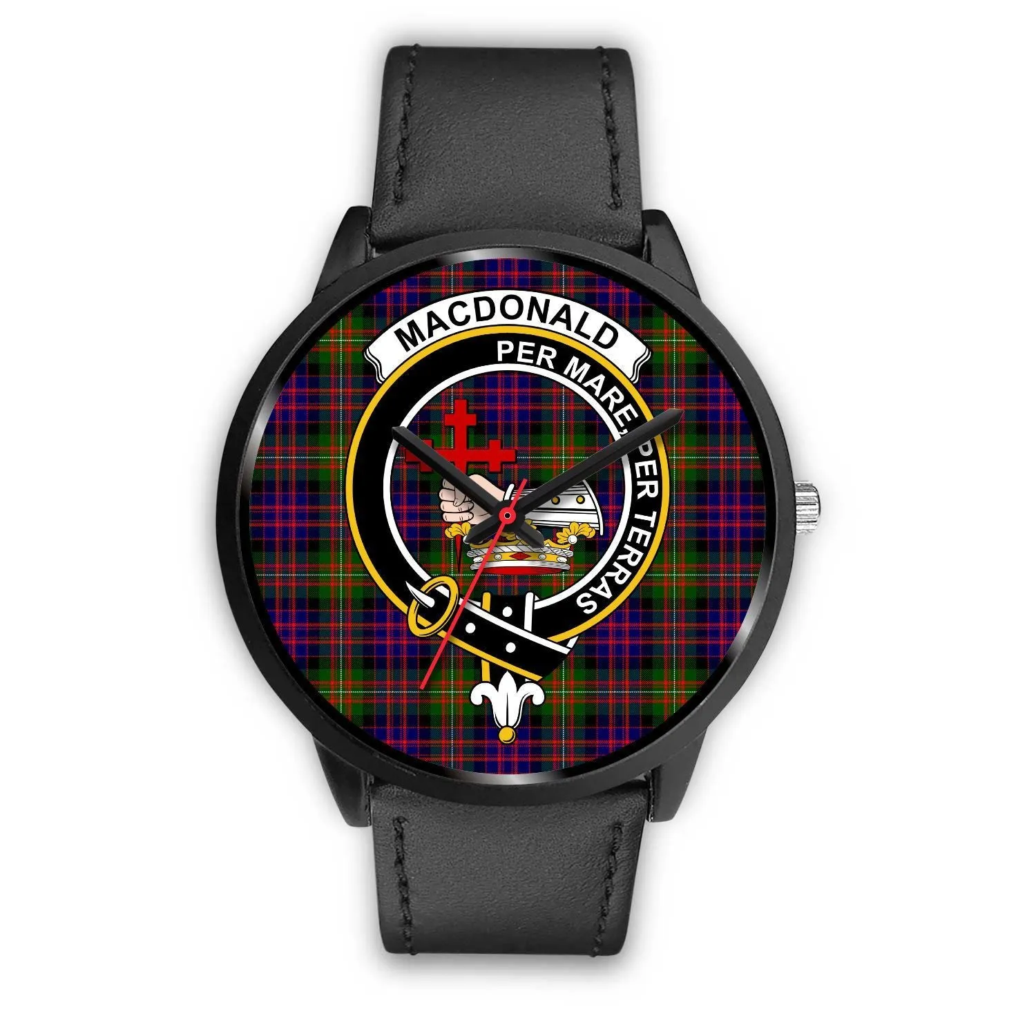 MacDonald Clan Badge Tartan Black Watch