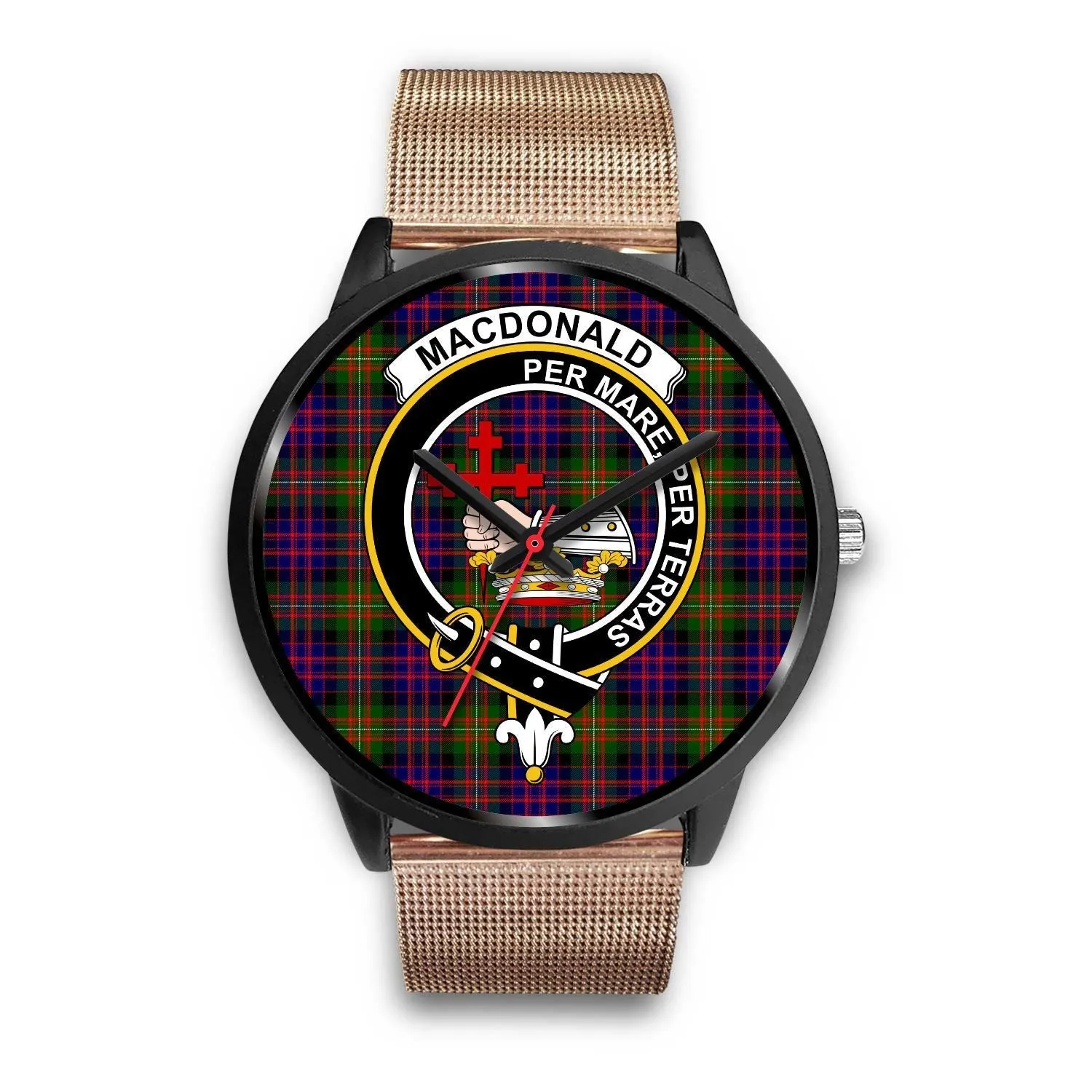MacDonald Clan Badge Tartan Black Watch