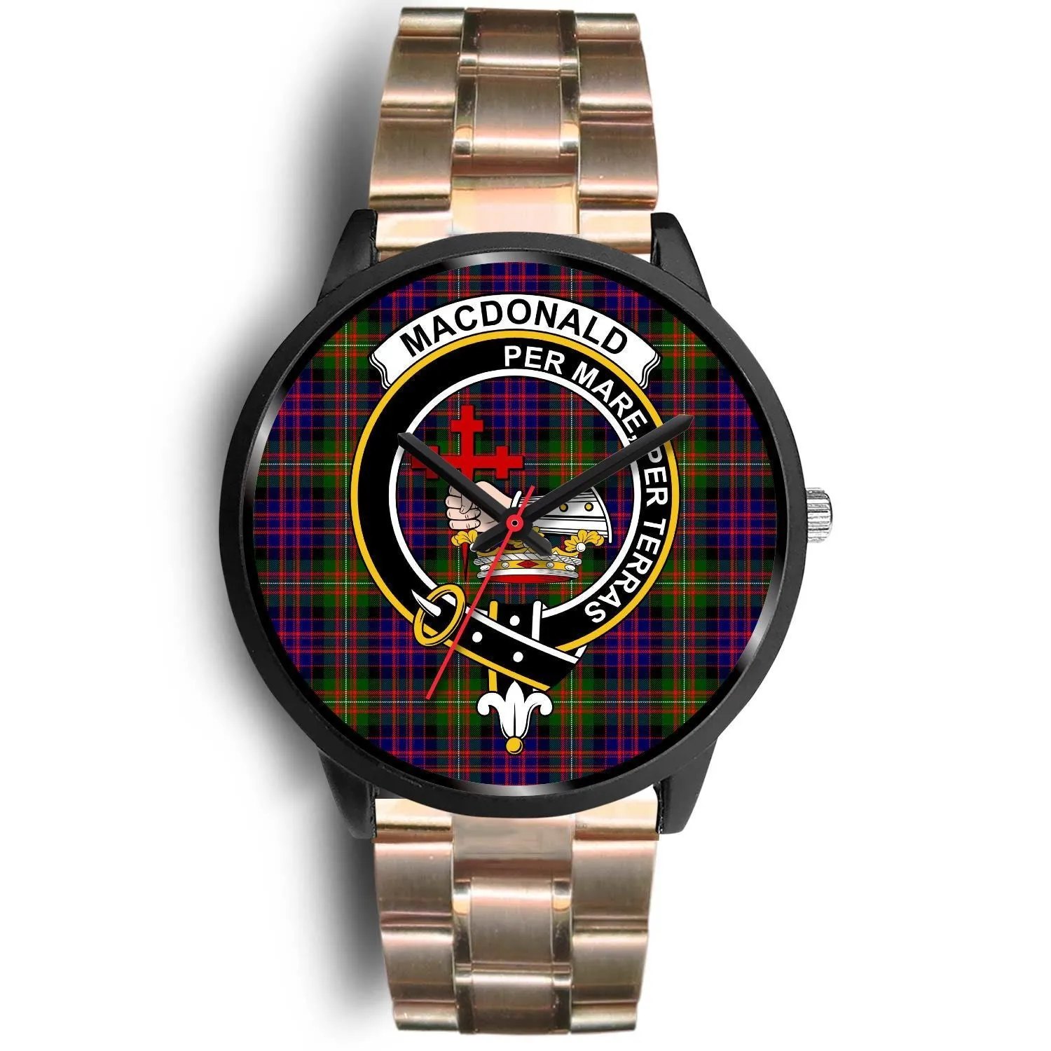 MacDonald Clan Badge Tartan Black Watch