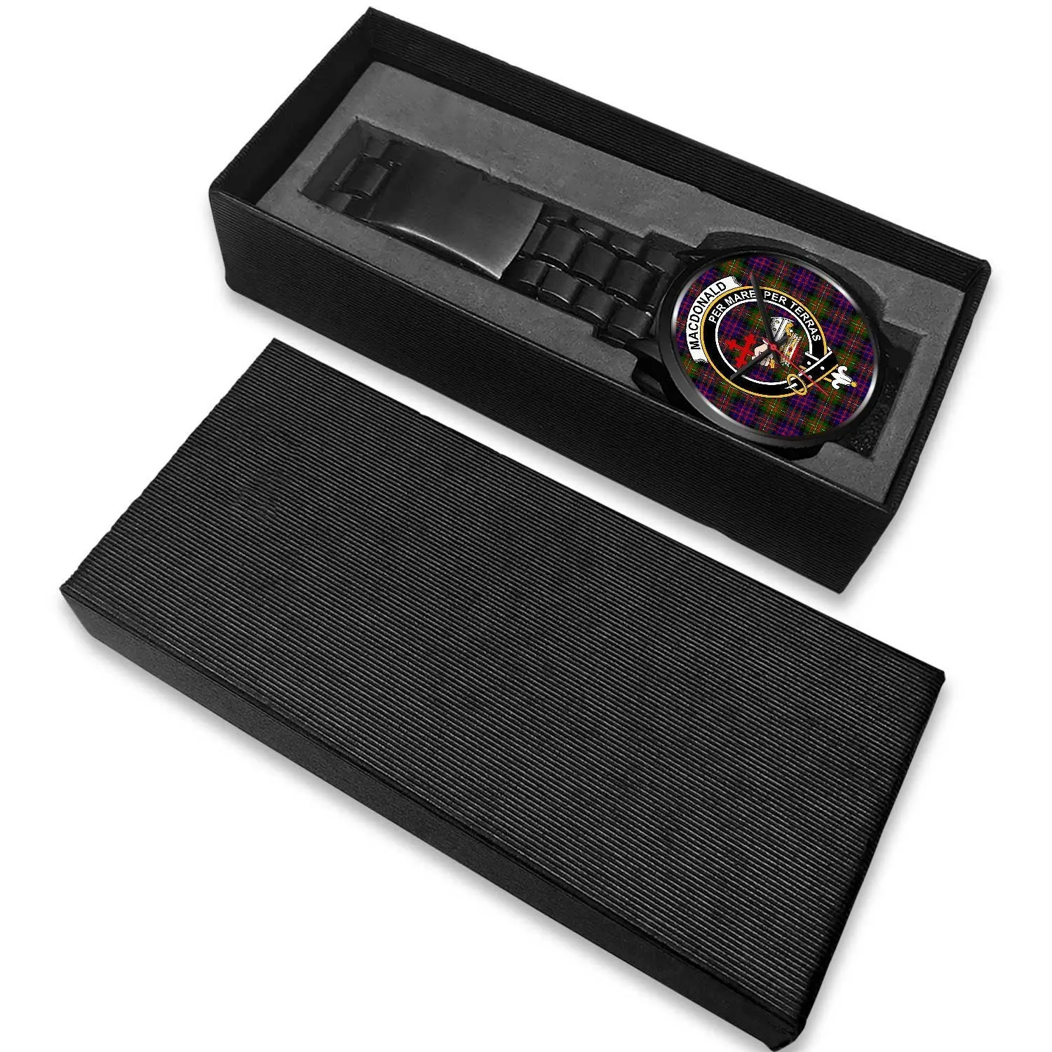 MacDonald Clan Badge Tartan Black Watch