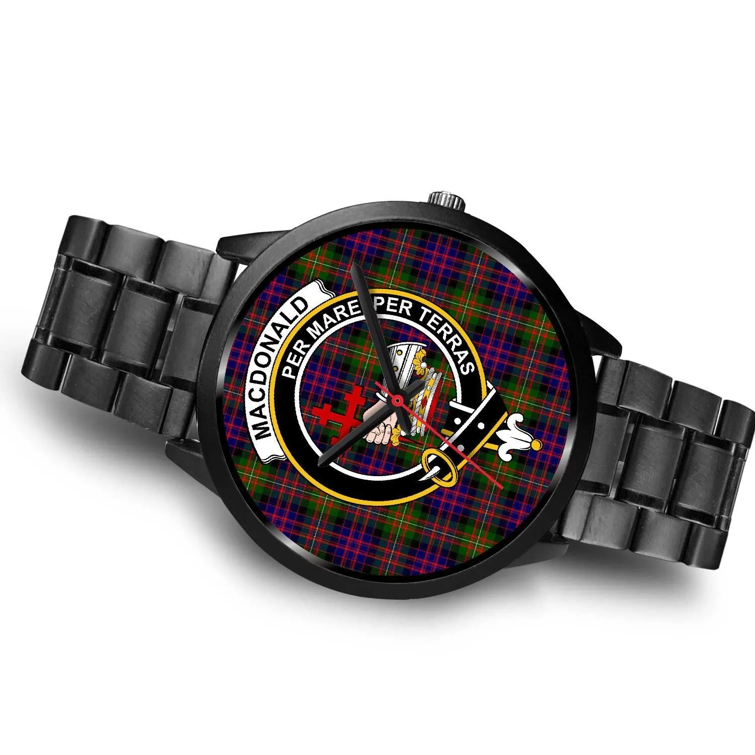MacDonald Clan Badge Tartan Black Watch