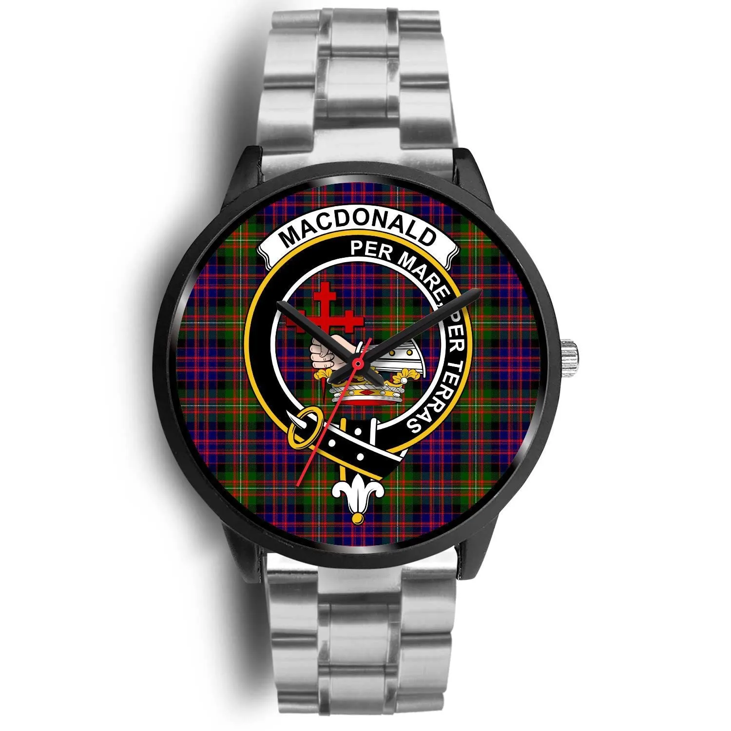 MacDonald Clan Badge Tartan Black Watch