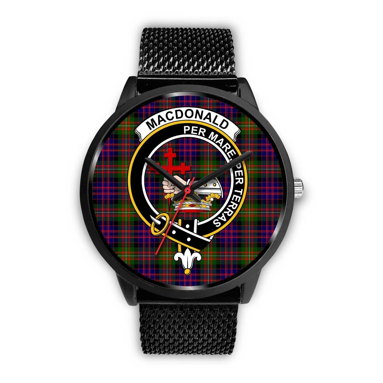 MacDonald Clan Badge Tartan Black Watch