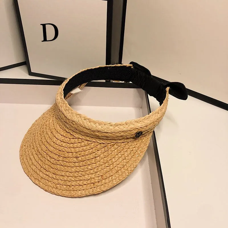 Malvina Handmade Straw Visor