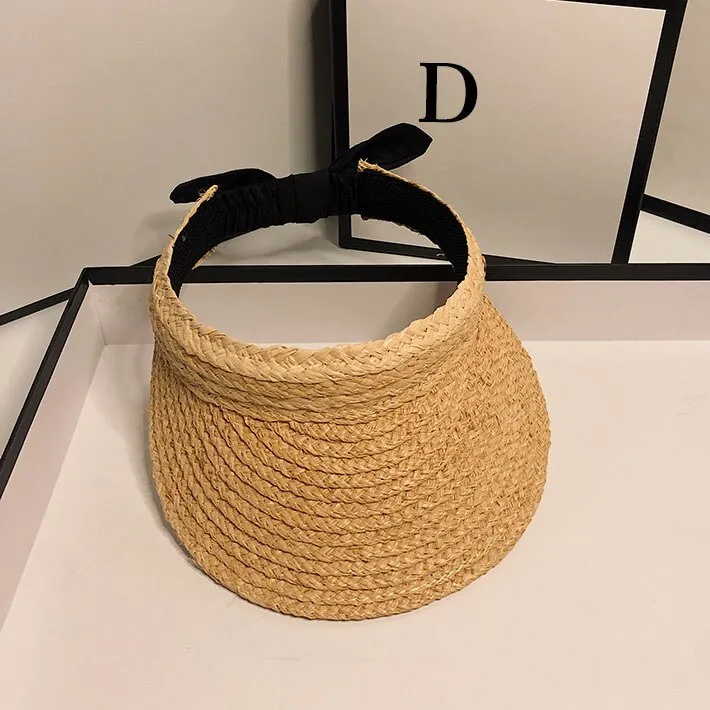 Malvina Handmade Straw Visor