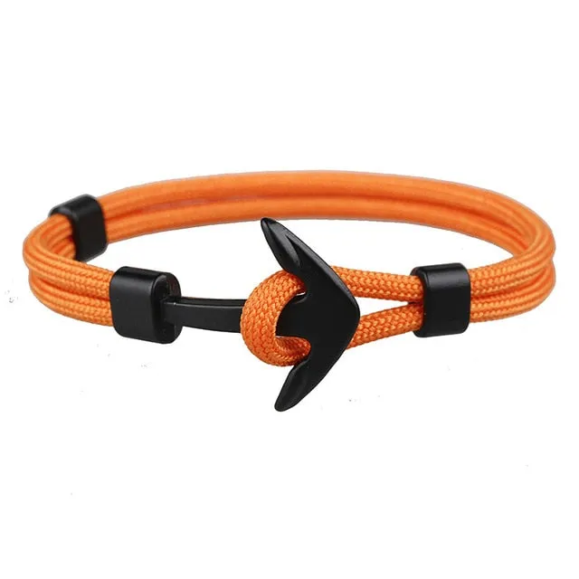 Men's Rope Chain Charm Bracelet