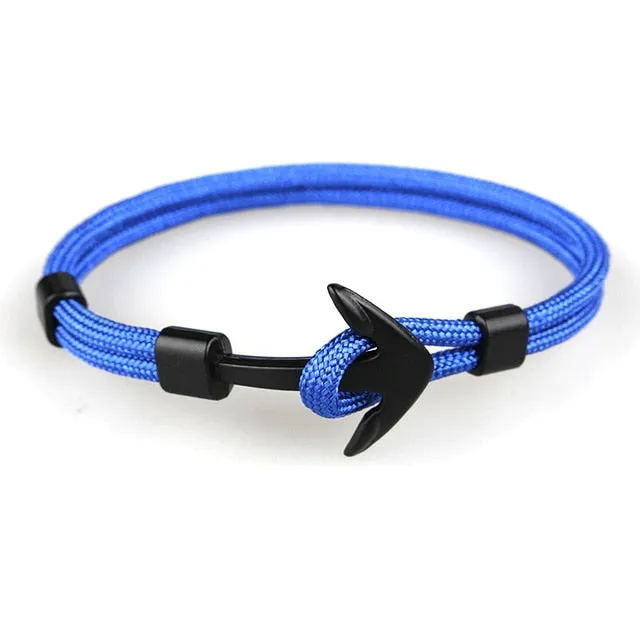 Men's Rope Chain Charm Bracelet