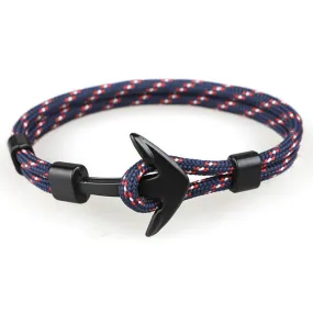 Men's Rope Chain Charm Bracelet