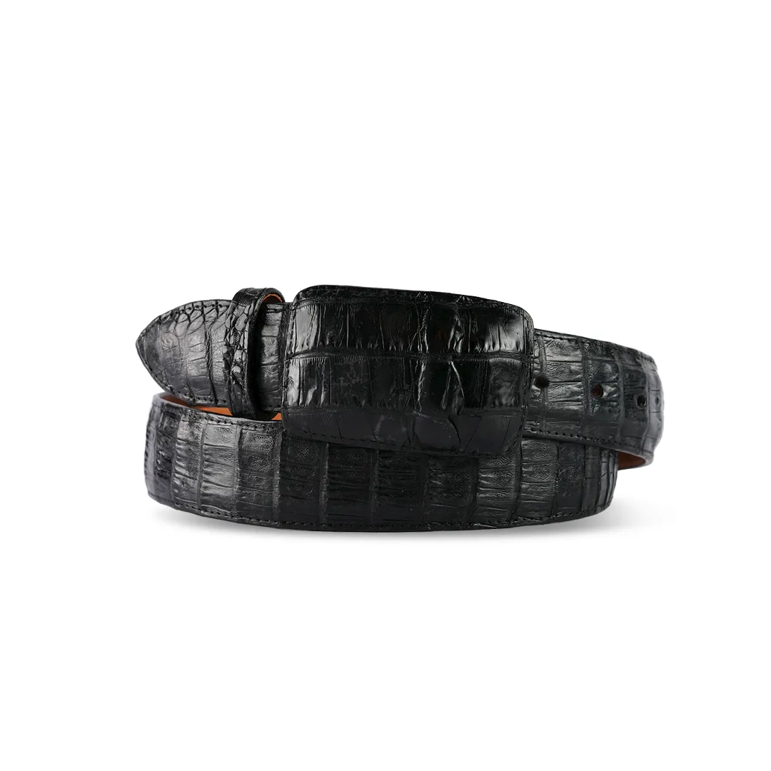 Mens Texas Country Caiman Black Original