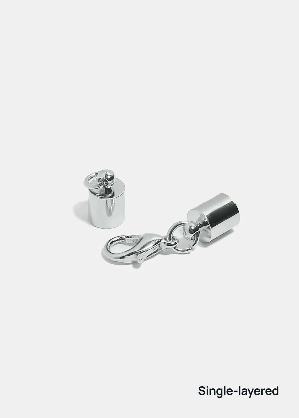 Miss A Necklace Clasp - Silver