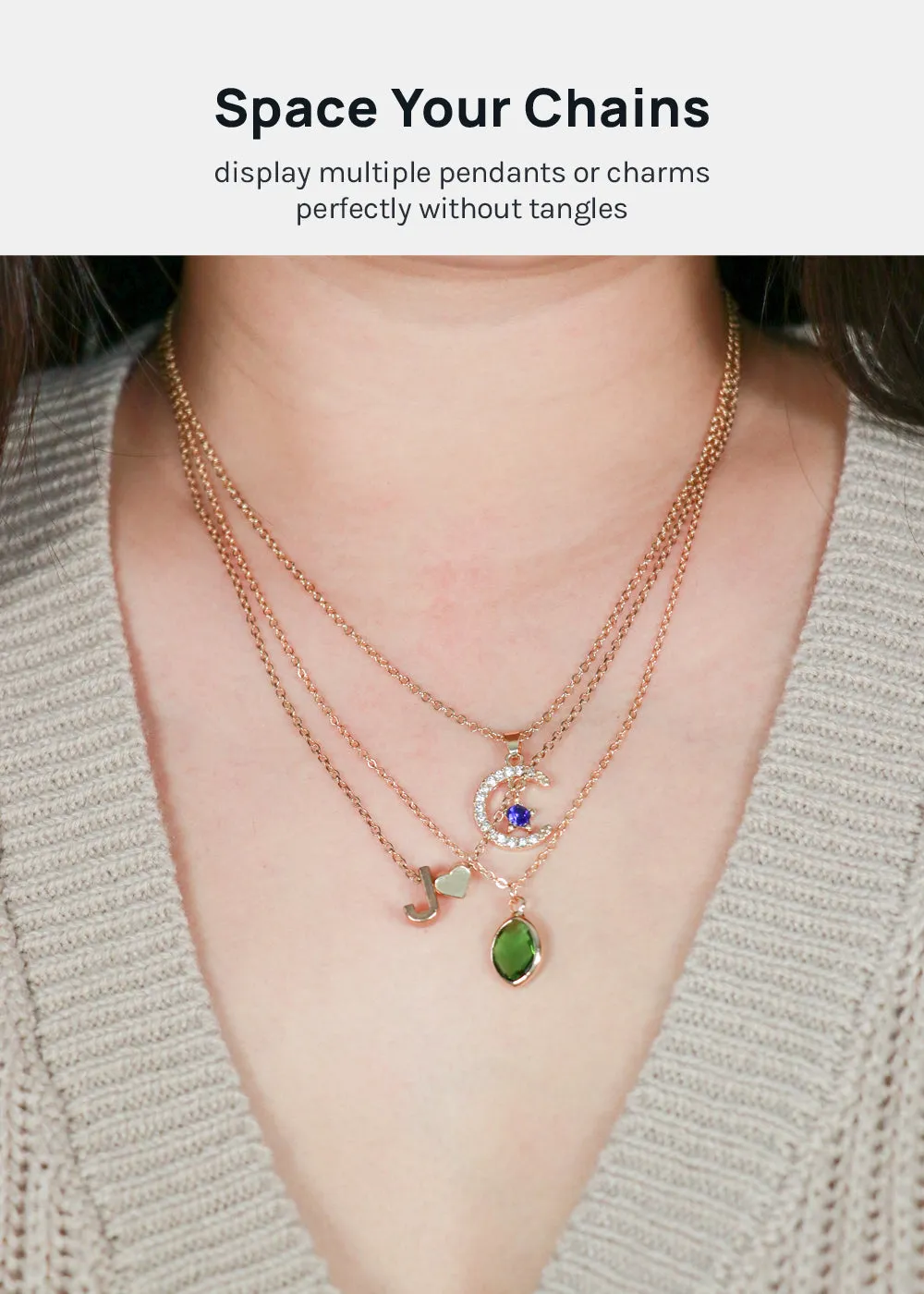 Miss A Necklace Clasp - Silver