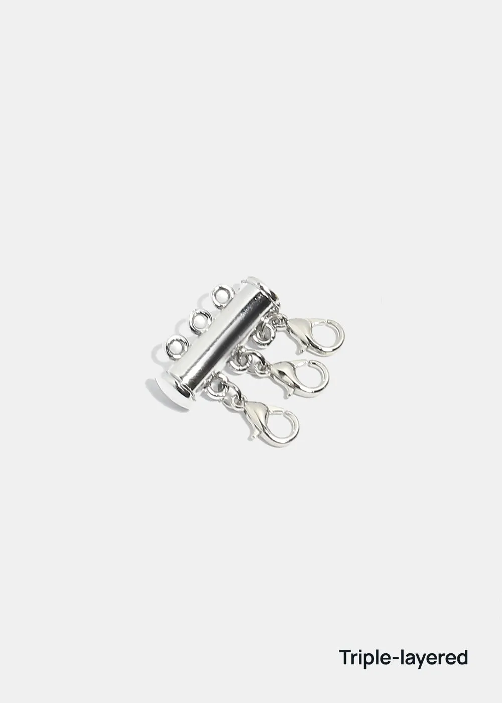 Miss A Necklace Clasp - Silver